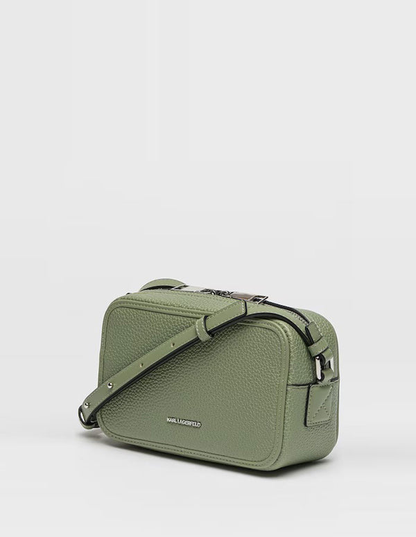 Bolso Karl Lagerfeld con Logo Verde Mujer 20 x 12 x 7