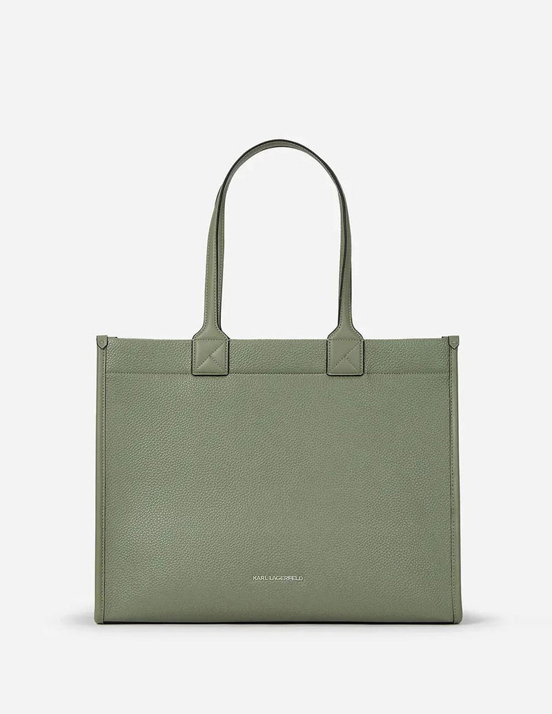 Bolso Karl Lagerfeld con Logo Verde Mujer 40 x 32 x 15