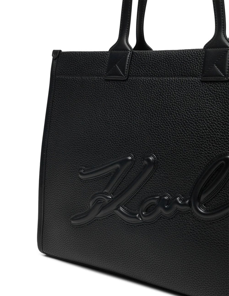 Bolso Karl Lagerfeld con Logo Negro Mujer 40 x 32 x 15