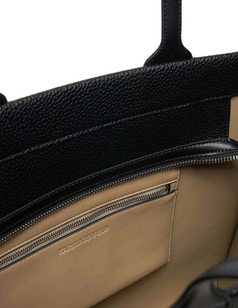 Bolso Karl Lagerfeld con Logo Negro Mujer 40 x 32 x 15