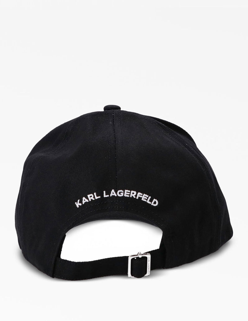 Gorra Karl Lagerfeld K/Ikonik 2.0 Negra Mujer