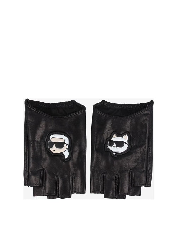 Guantes Karl Lagerfeld Ikonic Negros Unisex