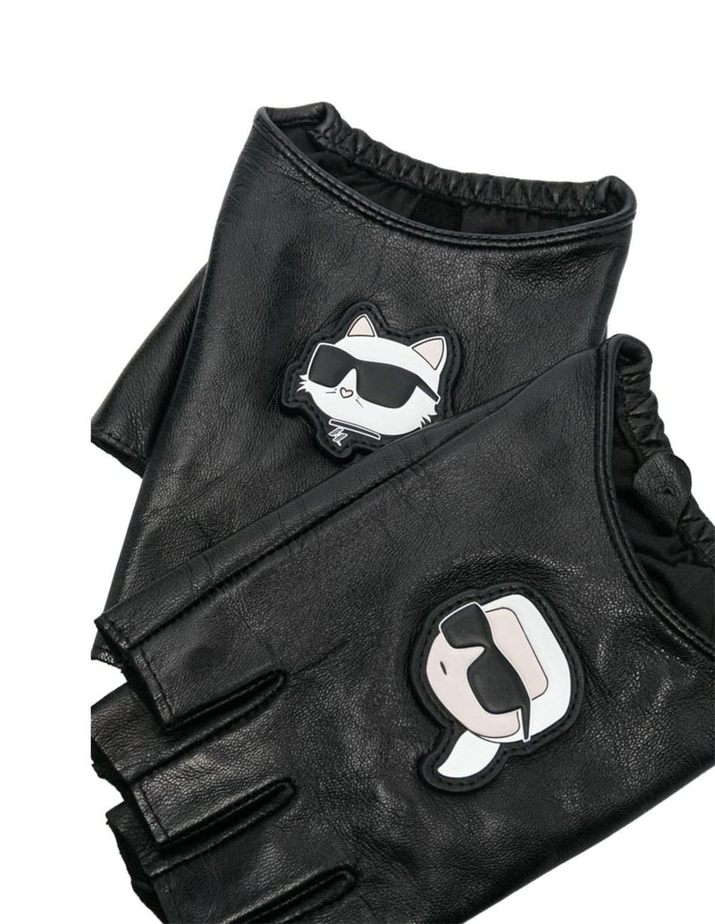 Guantes Karl Lagerfeld Ikonic Negros Unisex