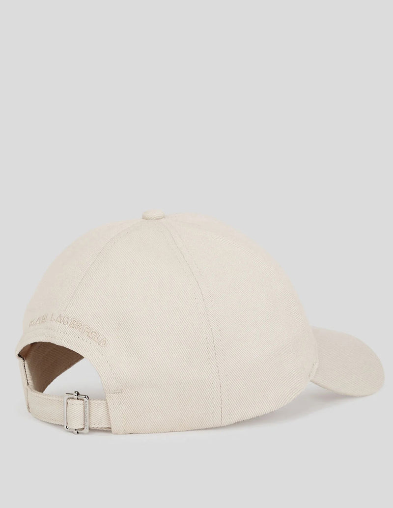 Gorra Karl Lagerfeld K/Signature Beige Mujer