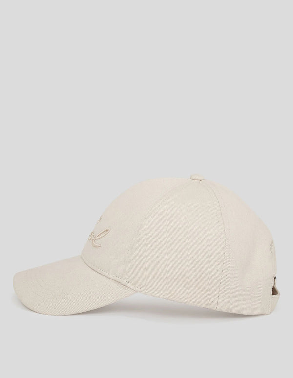 Gorra Karl Lagerfeld K/Signature Beige Mujer