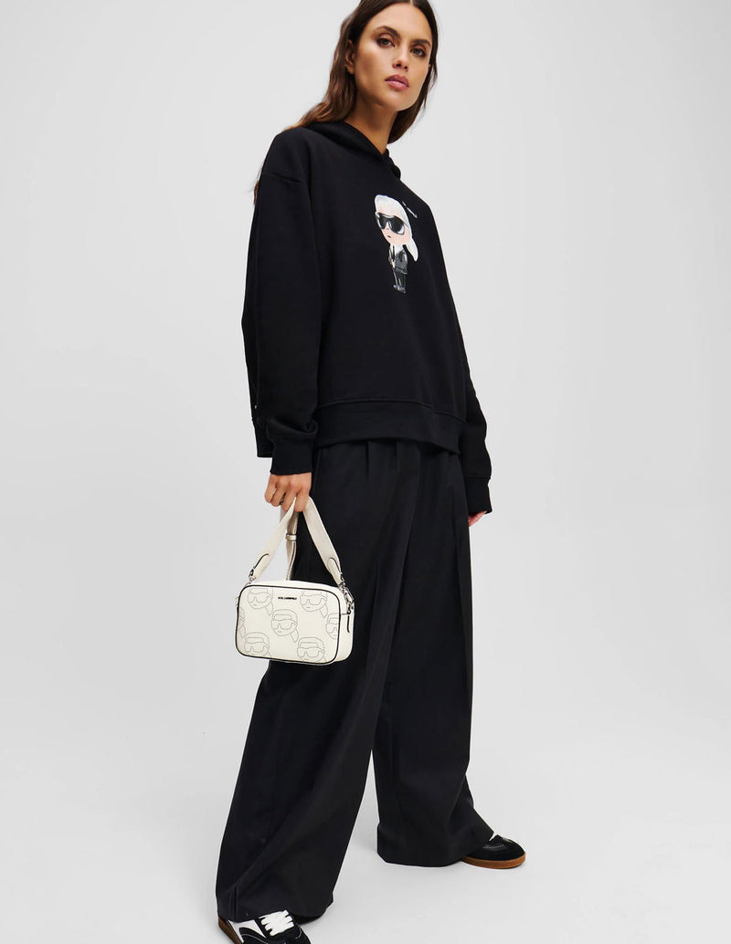 Bolso Karl Lagerfeld Ikon Blanco Mujer 22 x 13 x 6