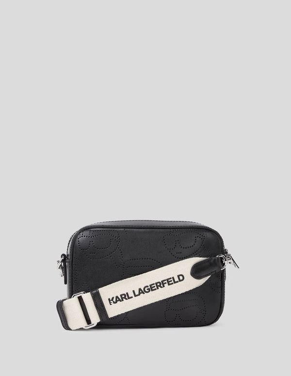 Bolso Karl Lagerfeld Ikon Negro Mujer 22 x 13 x 6