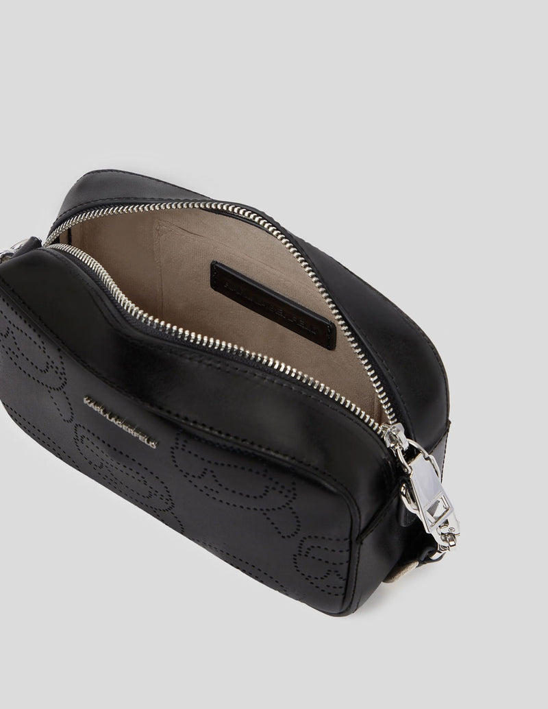 Bolso Karl Lagerfeld Ikon Negro Mujer 22 x 13 x 6