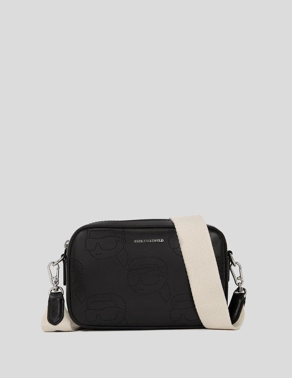 Bolso Karl Lagerfeld Ikon Negro Mujer 22 x 13 x 6