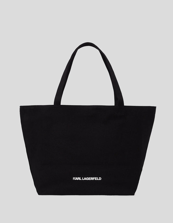 Bolso Karl Lagerfeld Acuarela Ikon Negro Mujer 35 x 58 x 34