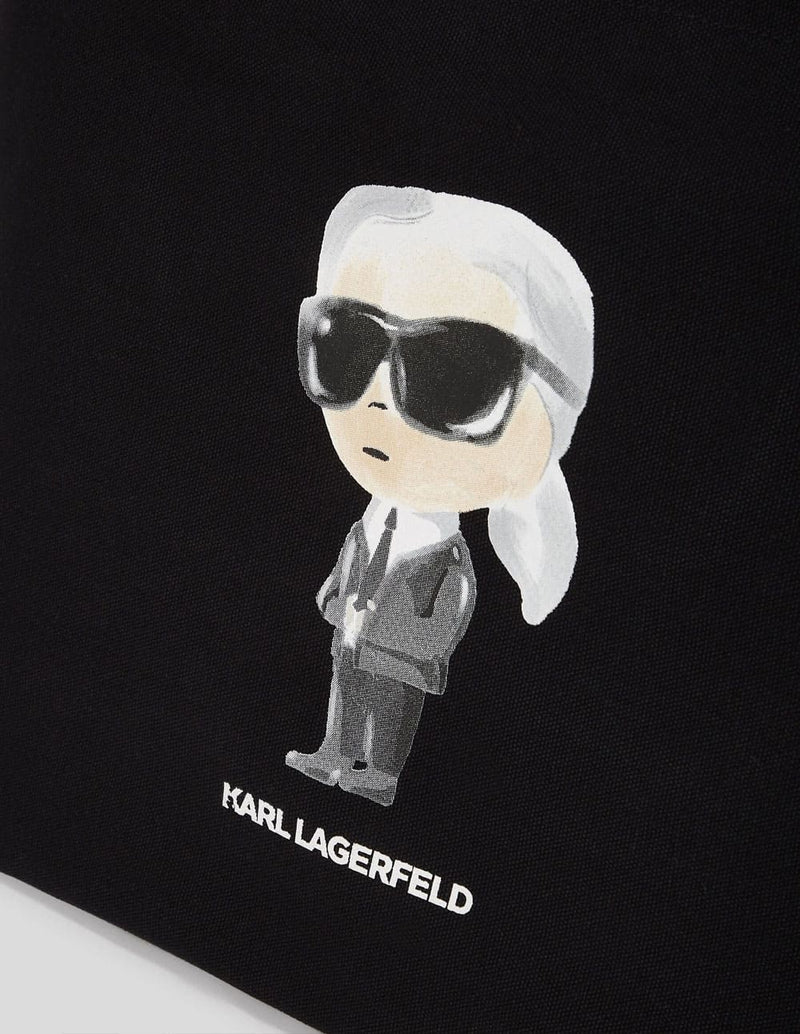Bolso Karl Lagerfeld Acuarela Ikon Negro Mujer 35 x 58 x 34