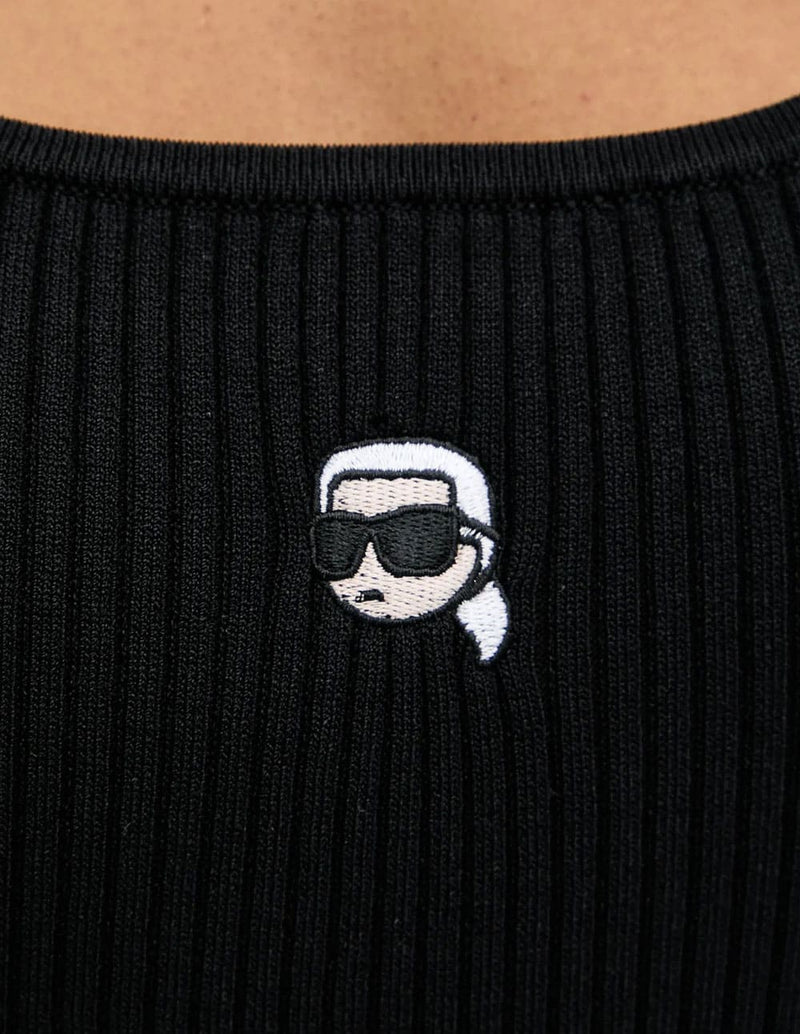 Vestido Karl Lagerfeld Ikon Negro Mujer