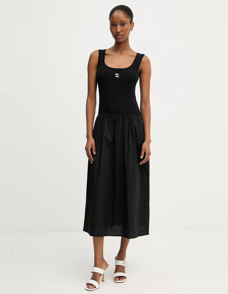 Vestido Karl Lagerfeld Ikon Negro Mujer