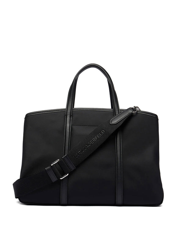 Bolso Karl Lagerfeld con Logo Negro Mujer 25 x 22 x 13