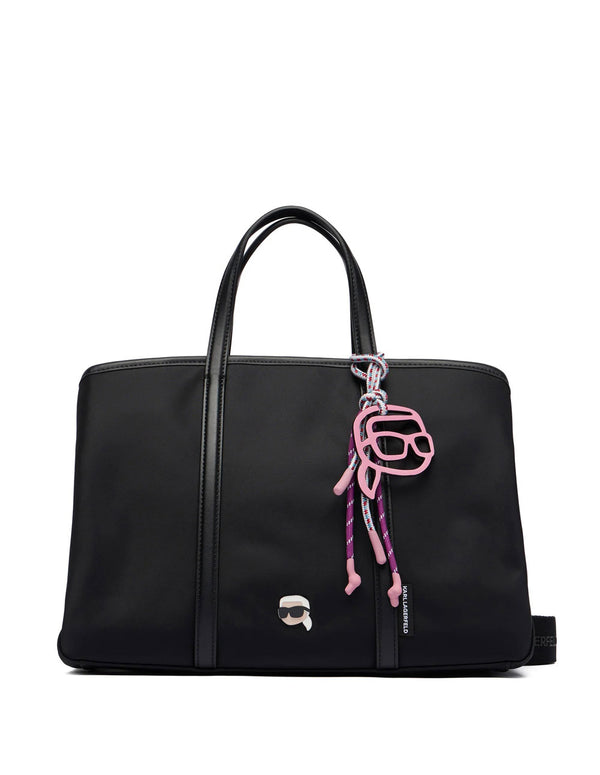 Bolso Karl Lagerfeld con Logo Negro Mujer 25 x 22 x 13