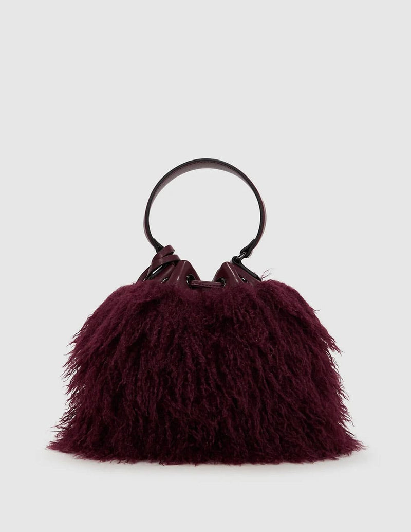 Bolso Karl Lagerfeld de Piel Sintética K/Weave Burdeos Mujer 20 x 18 x 11