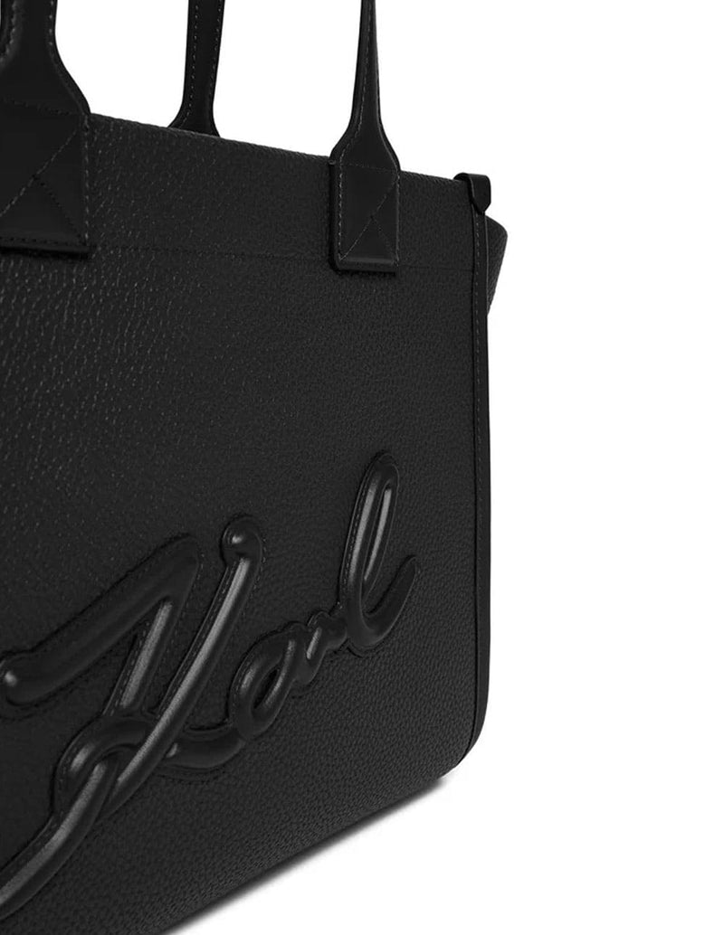 Bolso Karl Lagerfeld con Logo Negro Mujer 32 x 26 x 13