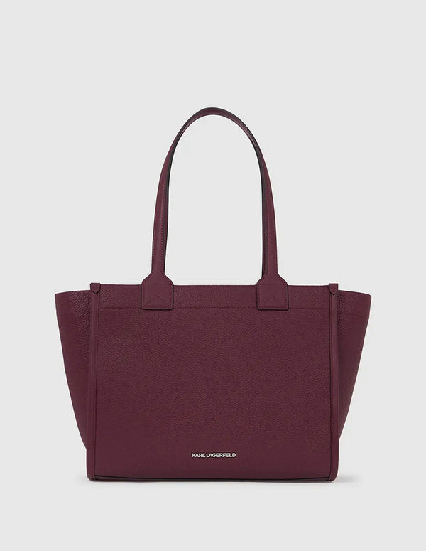 Bolso Karl Lagerfeld con Logo Burdeos Mujer 32 x 26 x 13