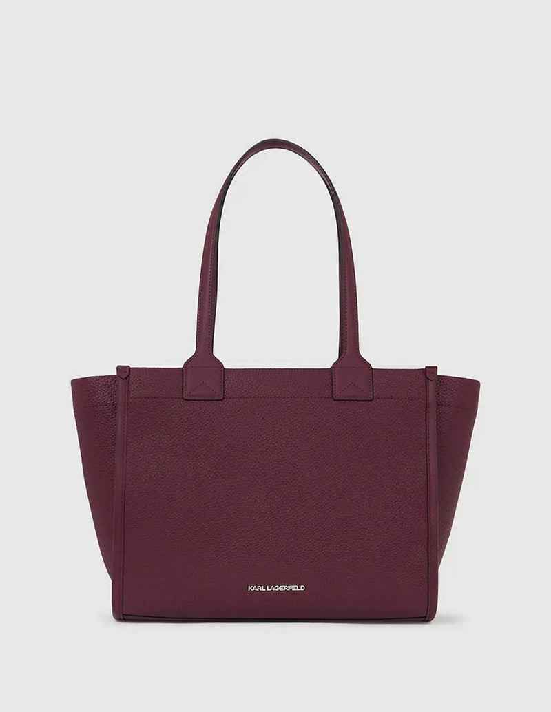 Bolso Karl Lagerfeld con Logo Burdeos Mujer 32 x 26 x 13