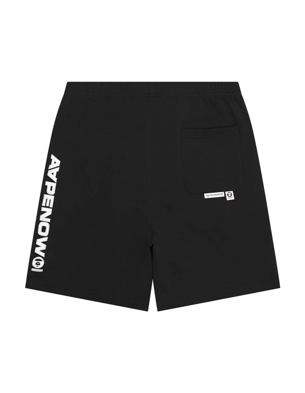 Pantalón Corto AAPE BY A BATHING APE Moonface Logo Negro Hombre