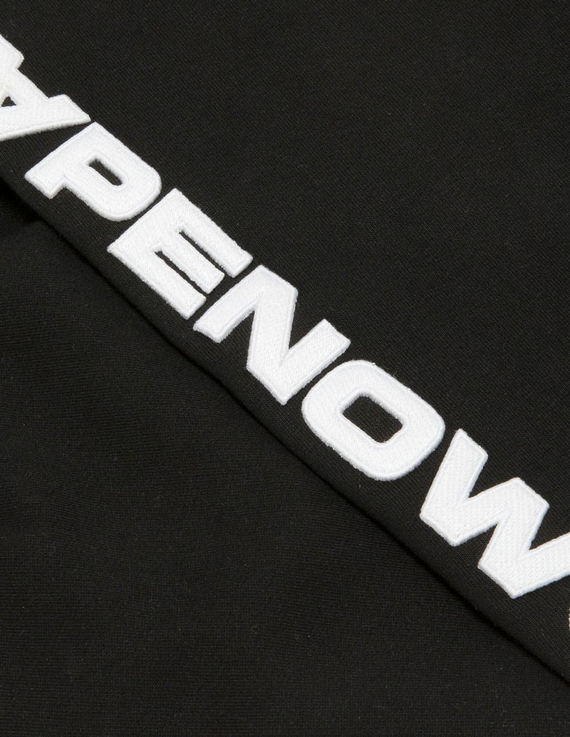 Pantalón Corto AAPE BY A BATHING APE Moonface Logo Negro Hombre
