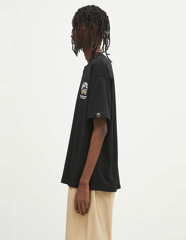 Camiseta AAPE BY A BATHING APE Basic Negra Hombre