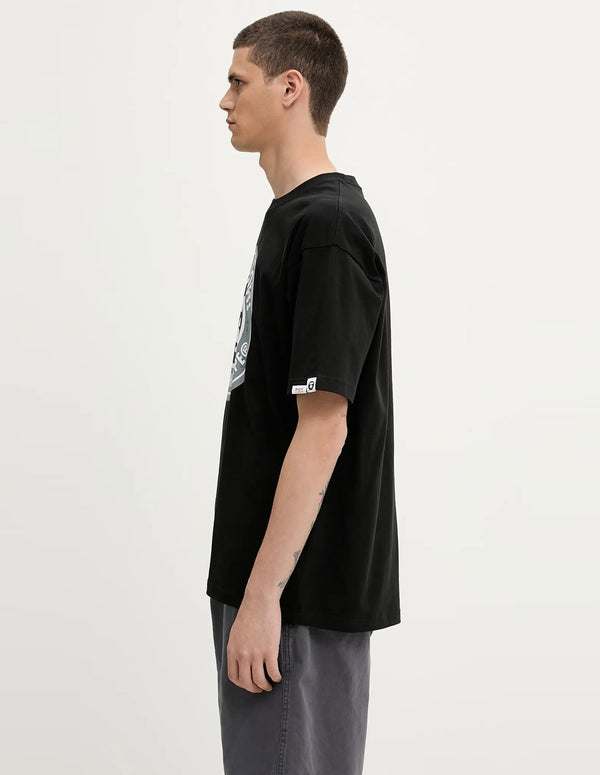 Camiseta AAPE BY A BATHING APE Basic Negra Hombre