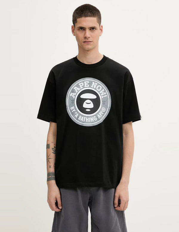 Camiseta AAPE BY A BATHING APE Basic Negra Hombre