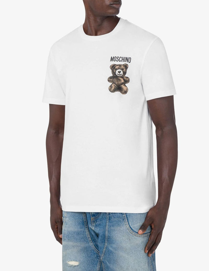 Camiseta Moschino LittleTeddy Bear Blanca Hombre