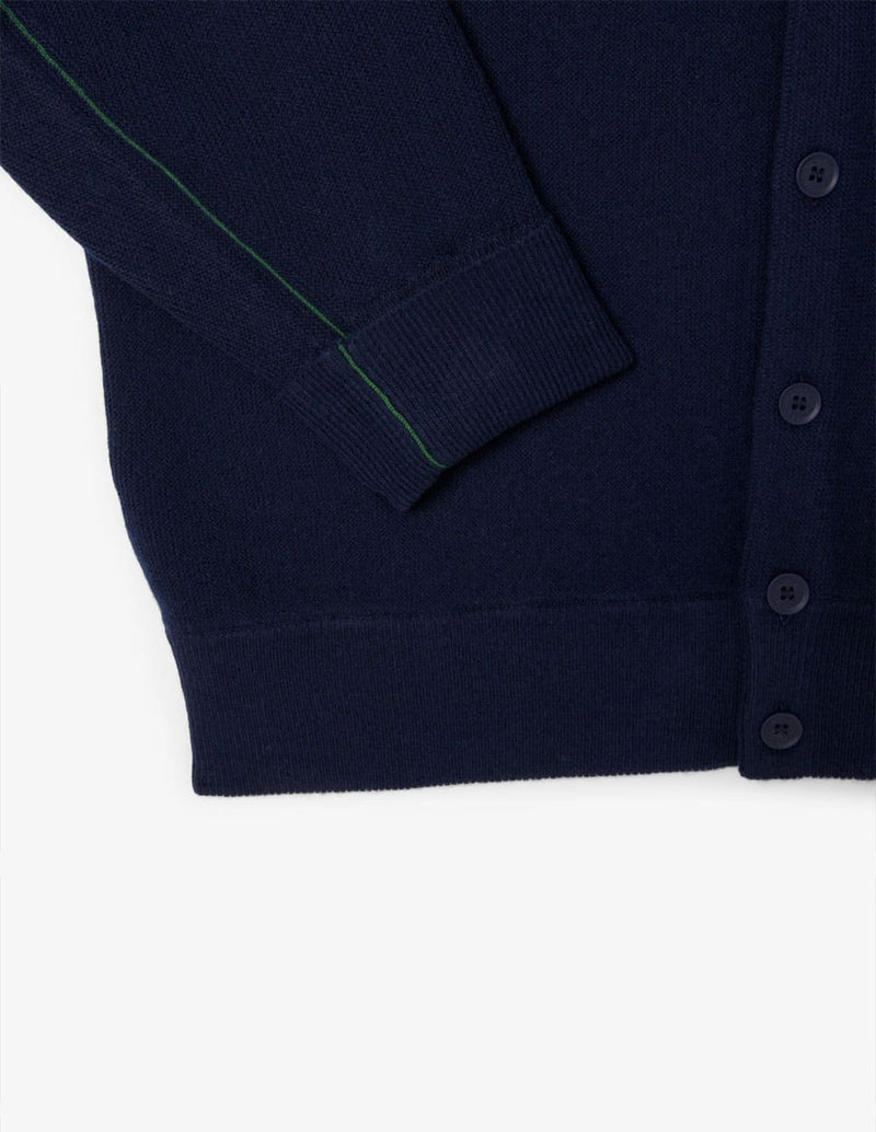 Chaqueta Lacoste de Lana Azul Marino Hombre