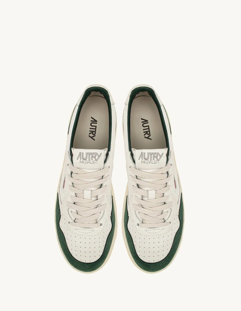 Autry Medalist Low Blancas y Verdes Hombre