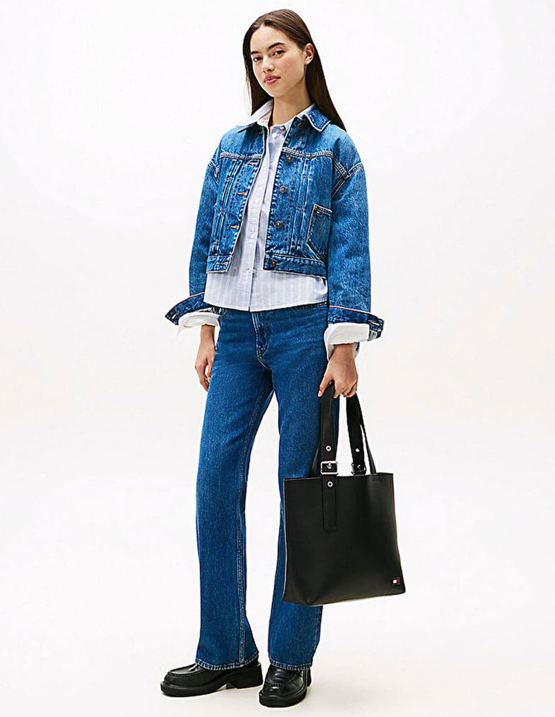 Bolso Tote Tommy Jeans Cool Negro Mujer 26 x 14 x 32