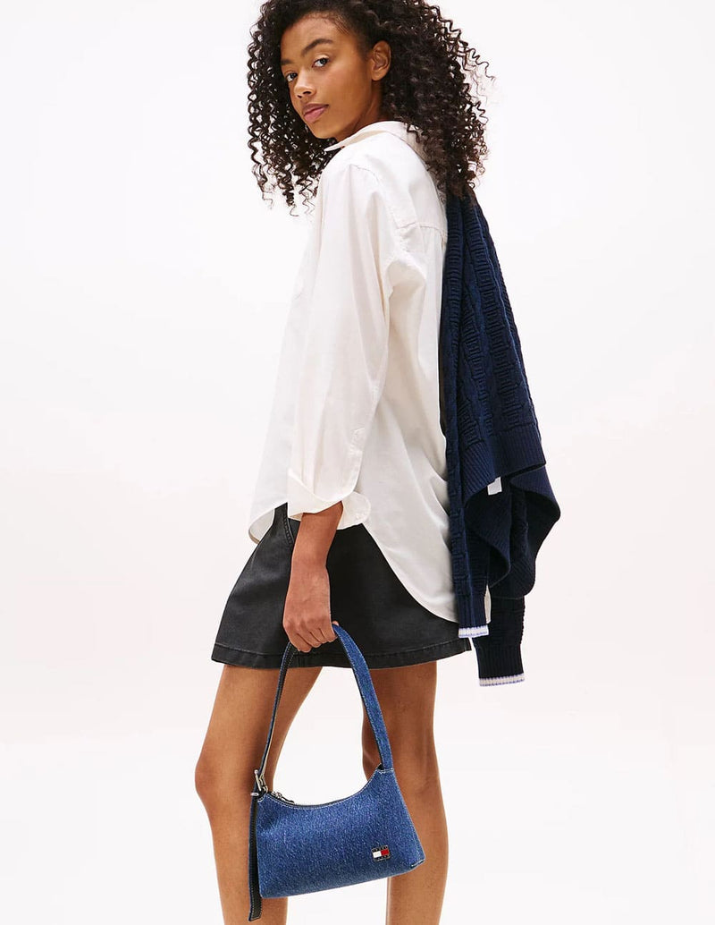 Bolso Tommy Jeans Vaquero Azul Mujer 23 x 8 x 14