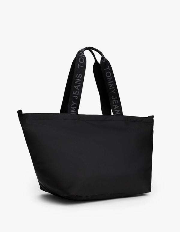 Bolso Tote Tommy Jeans Essential con Inscripción Negro Mujer 52 x 26 x 31
