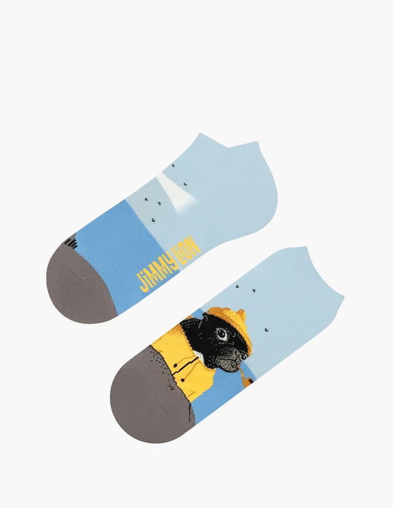 Calcetines Tobilleros Ankle Jimmy Lion Lighthouse Guardian Azules Unisex