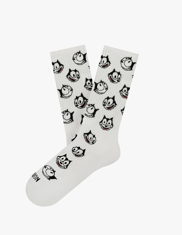 Calcetines Jimmy Lion Athletic Félix Blancos Unisex