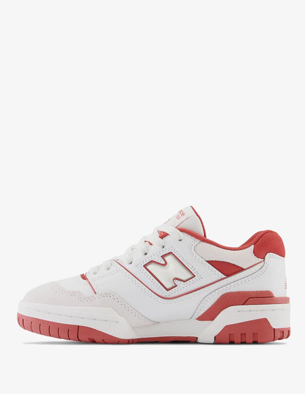 New Balance BB550 STF White and Red Unisex