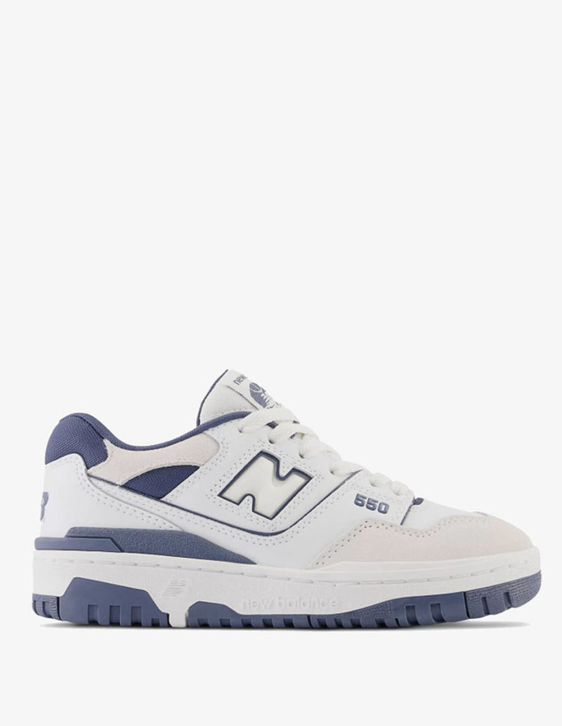 New Balance BB550 STG Blancas y Azules Unisex