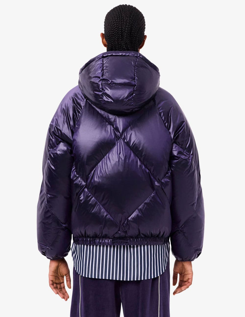 Plumas Lacoste Hidrófugo Morado Mujer
