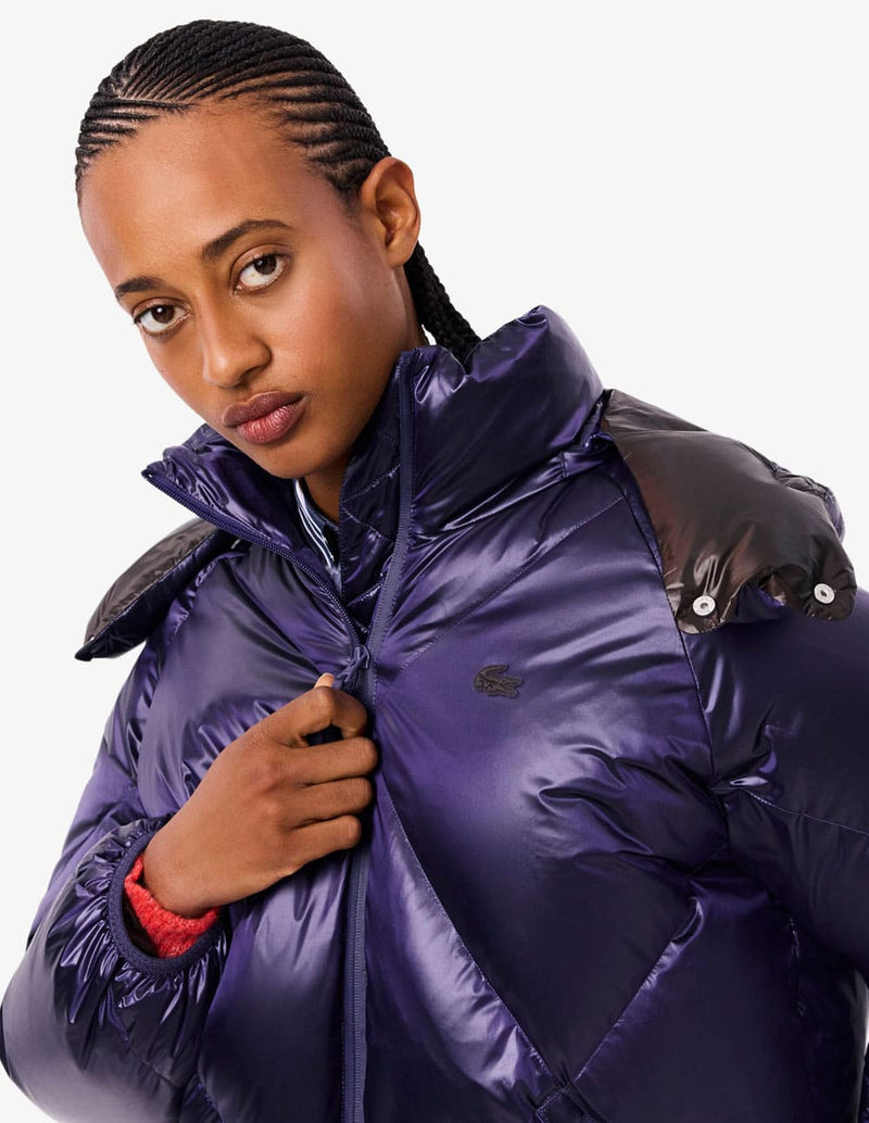 Plumas Lacoste Hidrófugo Morado Mujer