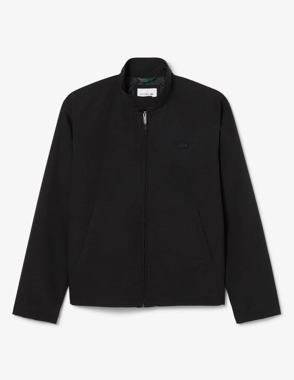 Chaqueta Lacoste Harrington Hidrófuaga Negra Hombre