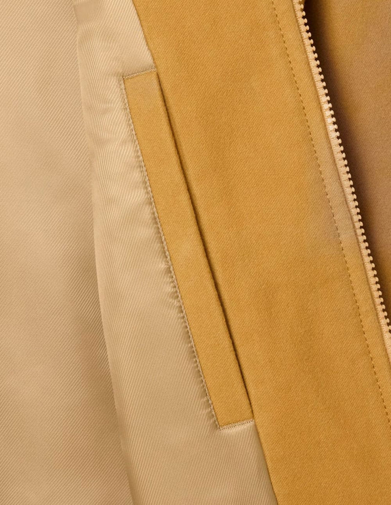 Chaqueta Lacoste de Moleskin Acolchada Beige Hombre