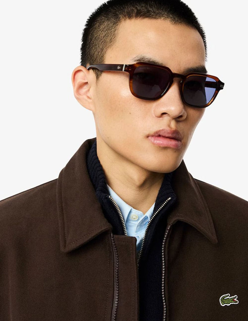 Chaqueta Lacoste de Moleskin Acolchada Marrón Hombre