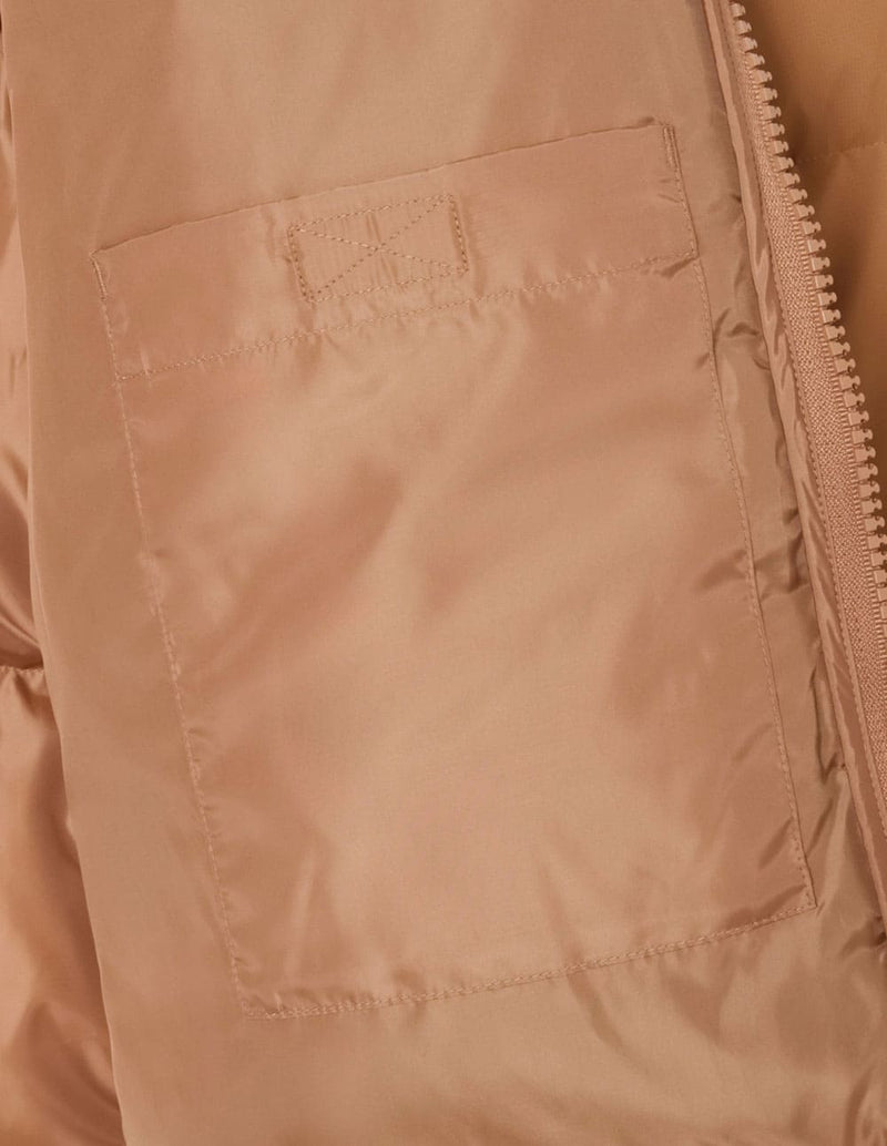 Plumas Lacoste Hidrófugo con Capucha Marrón Hombre