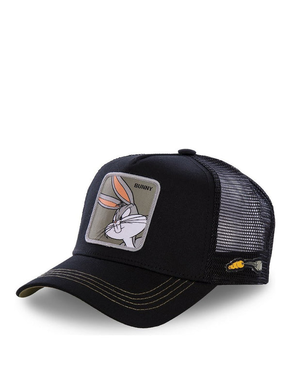 Gorra Capslab Bugs Bunny Negra Unisex