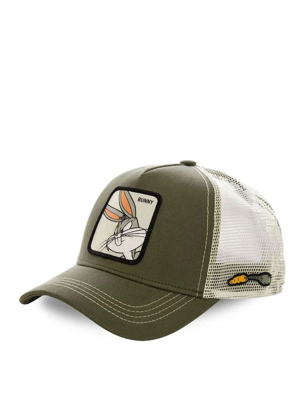 Gorra Capslab Bugs Bunny Verde Unisex