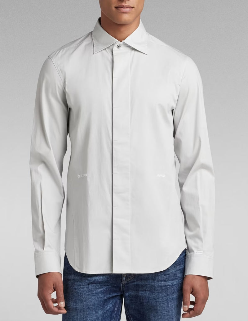 Camisa G-Star Formal Superslim Gris Hombre