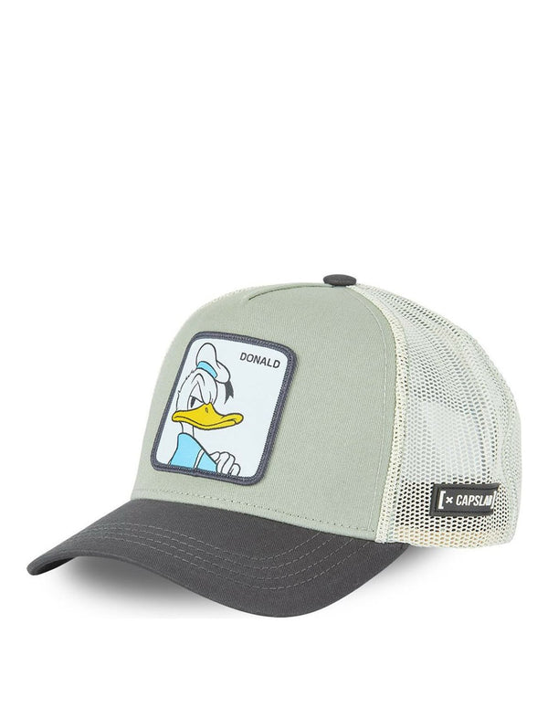 Gorra Capslab Pato Donald Verde y Negra Unisex