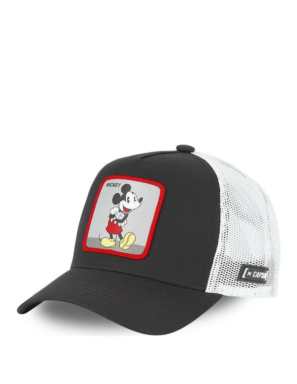 Gorra Capslab Mickey Mouse Negra y Blanca Unisex