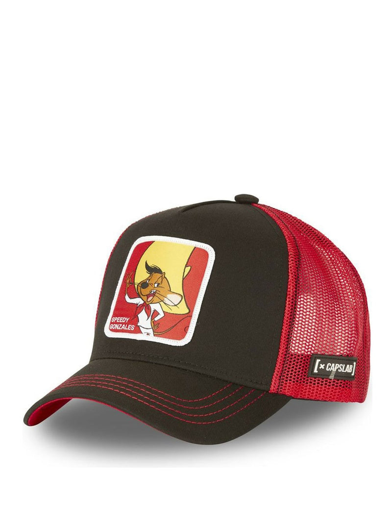 Gorra Capslab Speedy Gonzales Negra y Roja Unisex